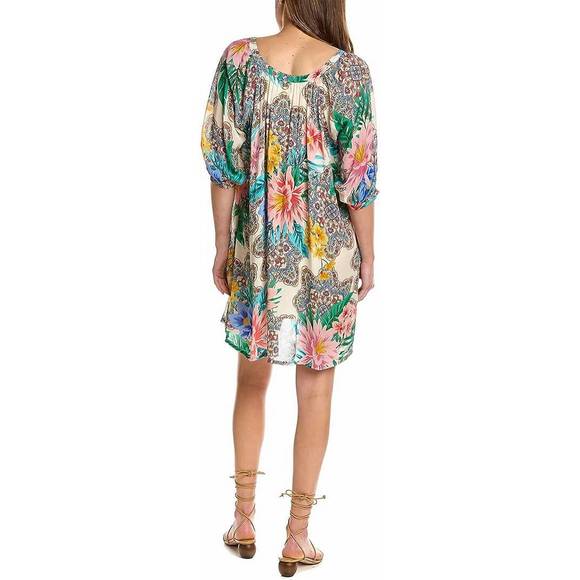 NEW JOHNNY WAS bryony mini dress in multi - Picture 3 of 3